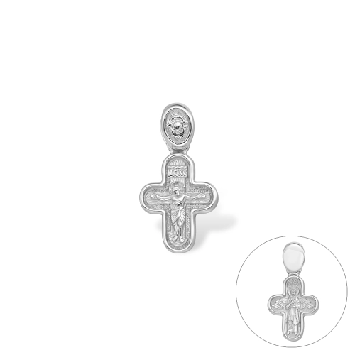 Подвеска Крест из серебра 925 пробы