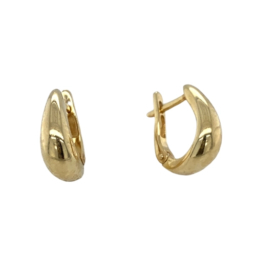 Серьги из серебра 925 пробы с позолотой