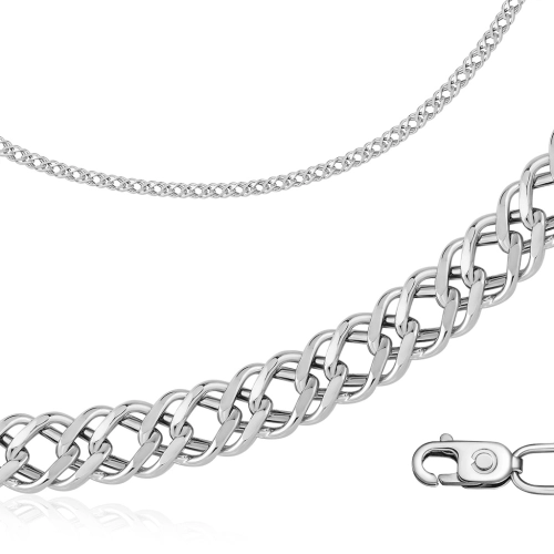 Цепь из серебра 925 пробы