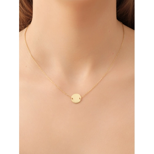 Колье из серебра 925 пробы с позолотой