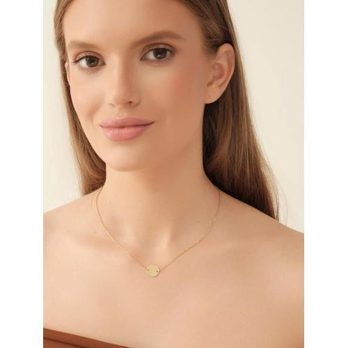 Колье из серебра 925 пробы с позолотой