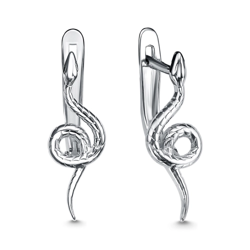 Серьги из белого золота 585 пробы
