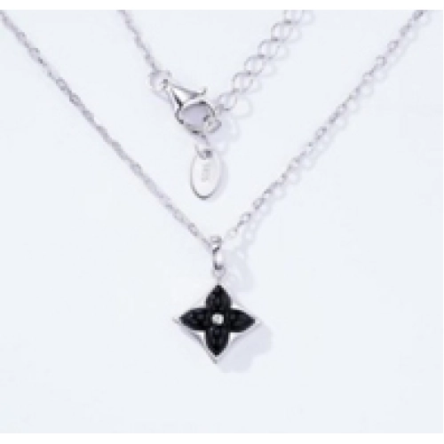 Колье из серебра 925 пробы с агатом