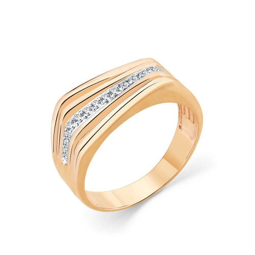 Кольцо из золота 585 пробы с бриллиантами