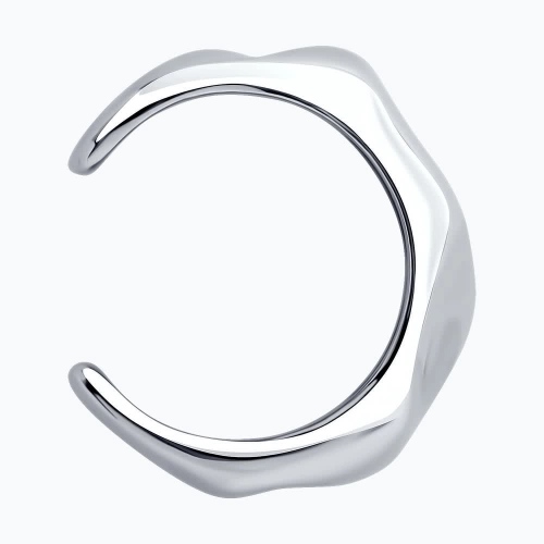 Моносерьга кафф из серебра 925 пробы