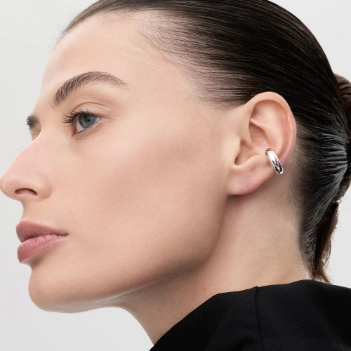 Моносерьга кафф из серебра 925 пробы