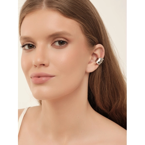 Моносерьга кафф из серебра 925 пробы