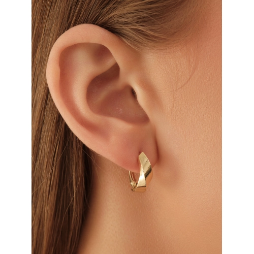 Серьги из желтого золота 585 пробы