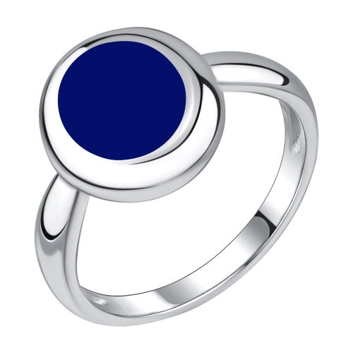 Кольцо из серебра 925 пробы с эмалью