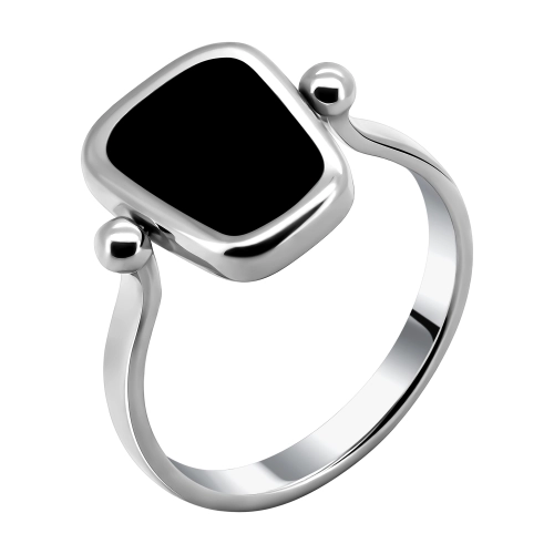 Кольцо из серебра 925 пробы с эмалью