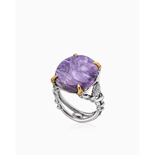 Кольцо (925) чароит