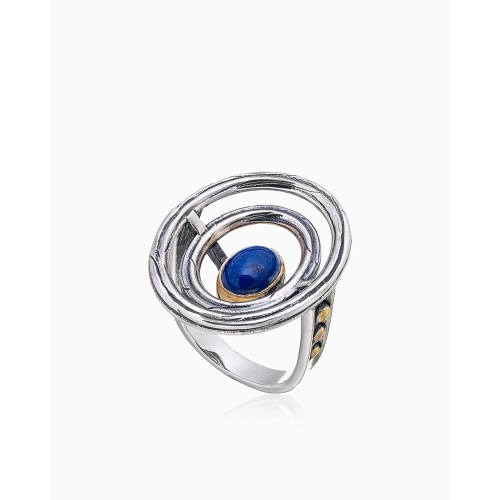 Кольцо (925) лазурит