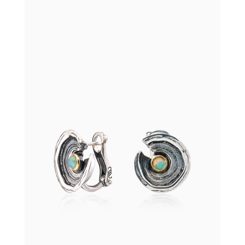 Серьги из серебра 925 пробы с опалом