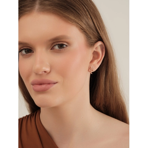 Серьги пусеты из золота 585 пробы