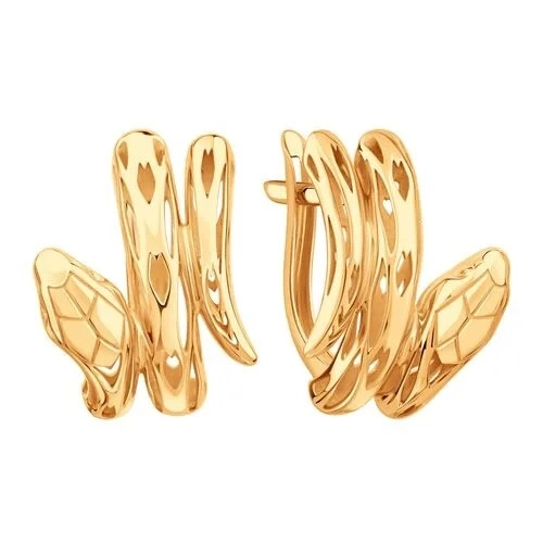 Серьги из золота 585 пробы