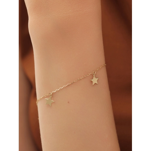 Браслет из желтого золота 585 пробы