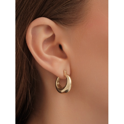 Серьги из желтого золота 585 пробы