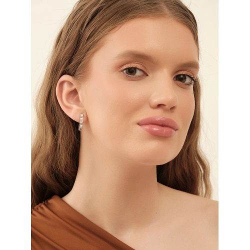 Серьги из белого золота 585 пробы