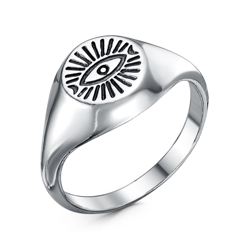 Кольцо печатка из серебра 925 пробы