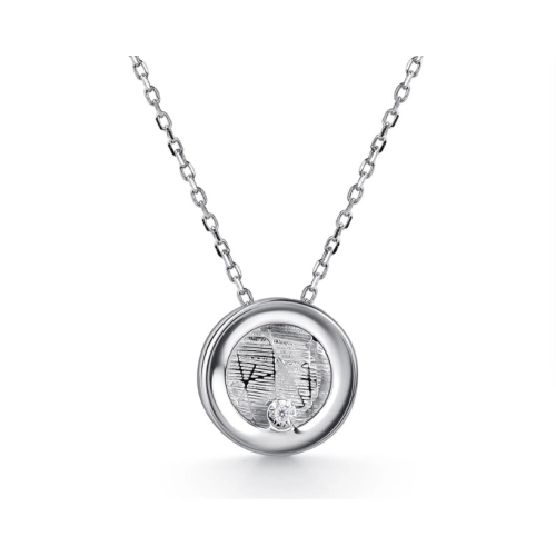 Колье из серебра 925 пробы с бриллиантами