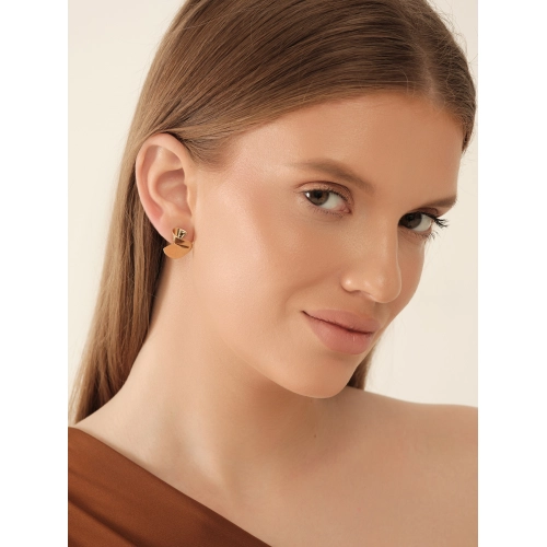 Серьги из желтого золота 585 пробы