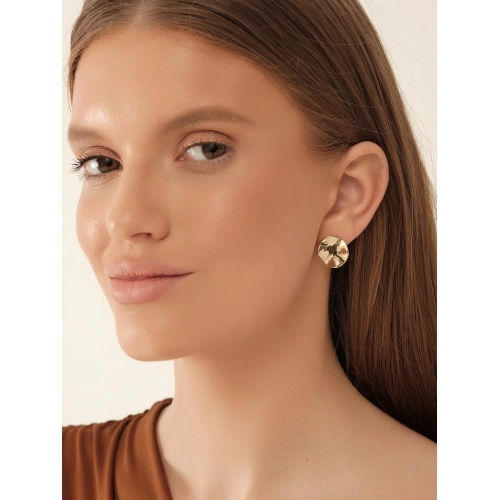 Серьги из желтого золота 585 пробы