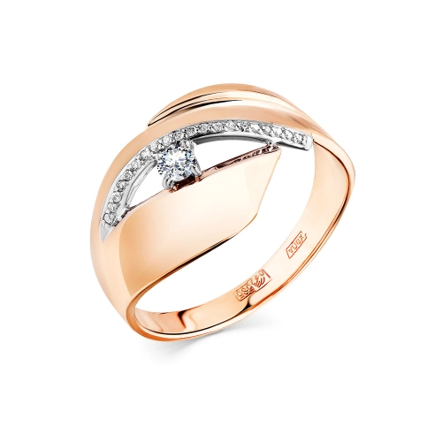 Кольцо из золота 585 пробы с бриллиантами