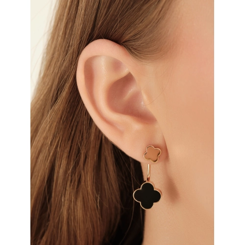 Серьги (585) цветной фианит джекеты