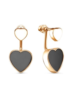 Серьги (585) цветной фианит джекеты