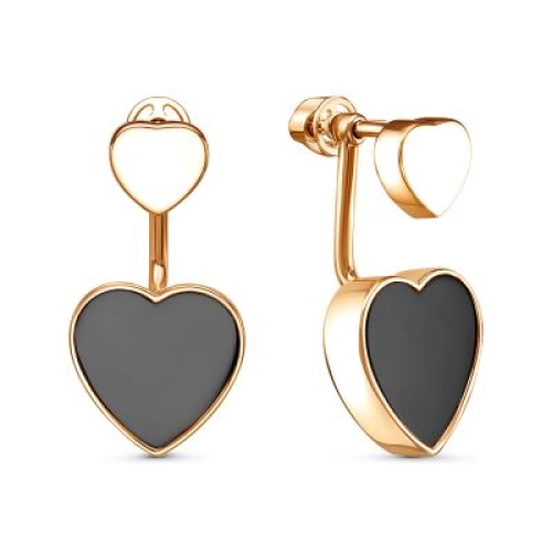 Серьги (585) цветной фианит джекеты