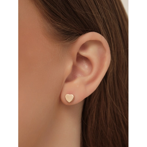 Серьги пусеты из золота 585 пробы