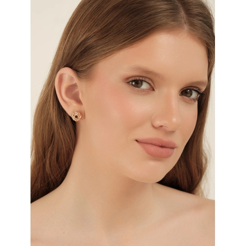 Серьги пусеты из золота 585 пробы