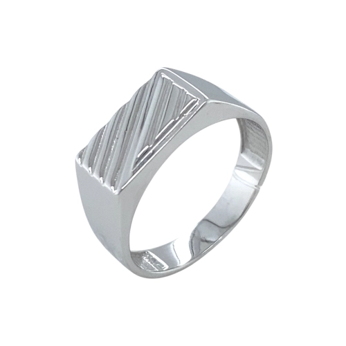 Кольцо печатка из серебра 925 пробы