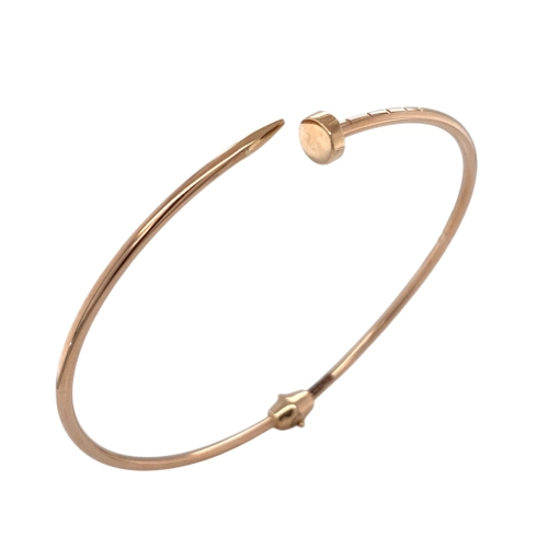 Жесткий браслет из золота 585 пробы