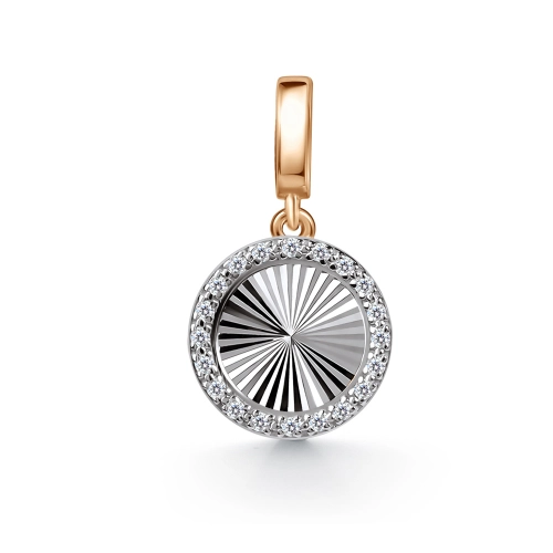 Подвеска из золота 585 пробы с бриллиантом