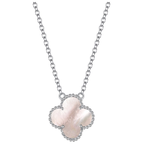 Колье из серебра 925 пробы с перламутром