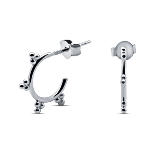 Серьги пусеты из серебра 925 пробы