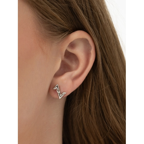 Серьги пусеты из серебра 925 пробы