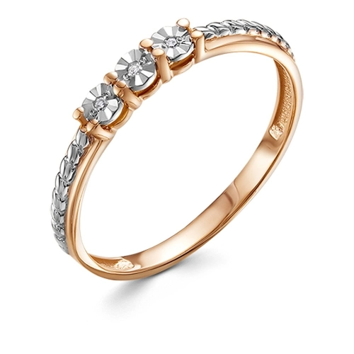 Кольцо из золота 585 пробы с бриллиантами