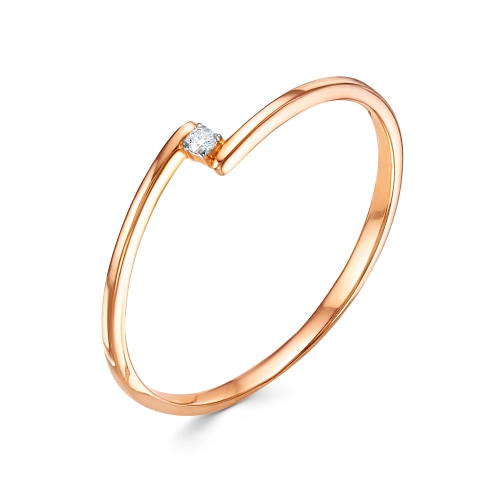 Кольцо из золота 585 пробы с бриллиантами