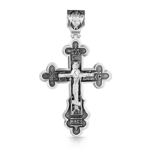 Подвеска Крест из серебра 925 пробы