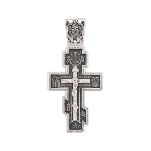 Подвеска Крест из серебра 925 пробы