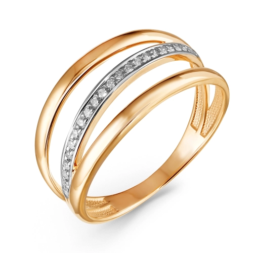 Кольцо из золота 585 пробы с бриллиантами