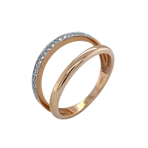 Кольцо из золота 585 пробы с бриллиантами