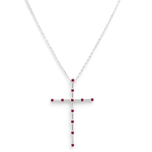 Колье (925) рубин