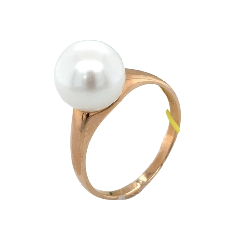 Кольцо из золота 585 пробы с жемчугом