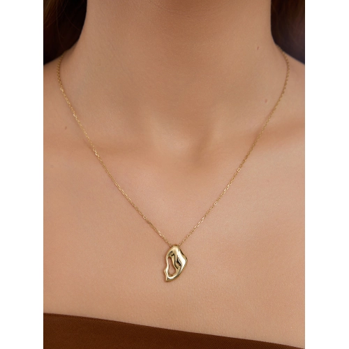 Колье из желтого золота 585 пробы