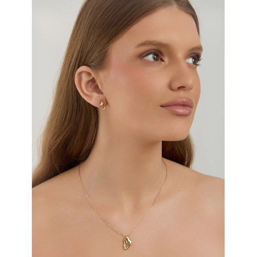 Колье из желтого золота 585 пробы