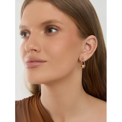 Серьги пусеты из золота 585 пробы