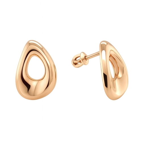 Серьги пусеты из золота 585 пробы